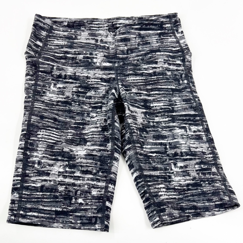 ✅ Athleta Biker Shorts BLACK/GREY/WHITE SIZE XXS‎